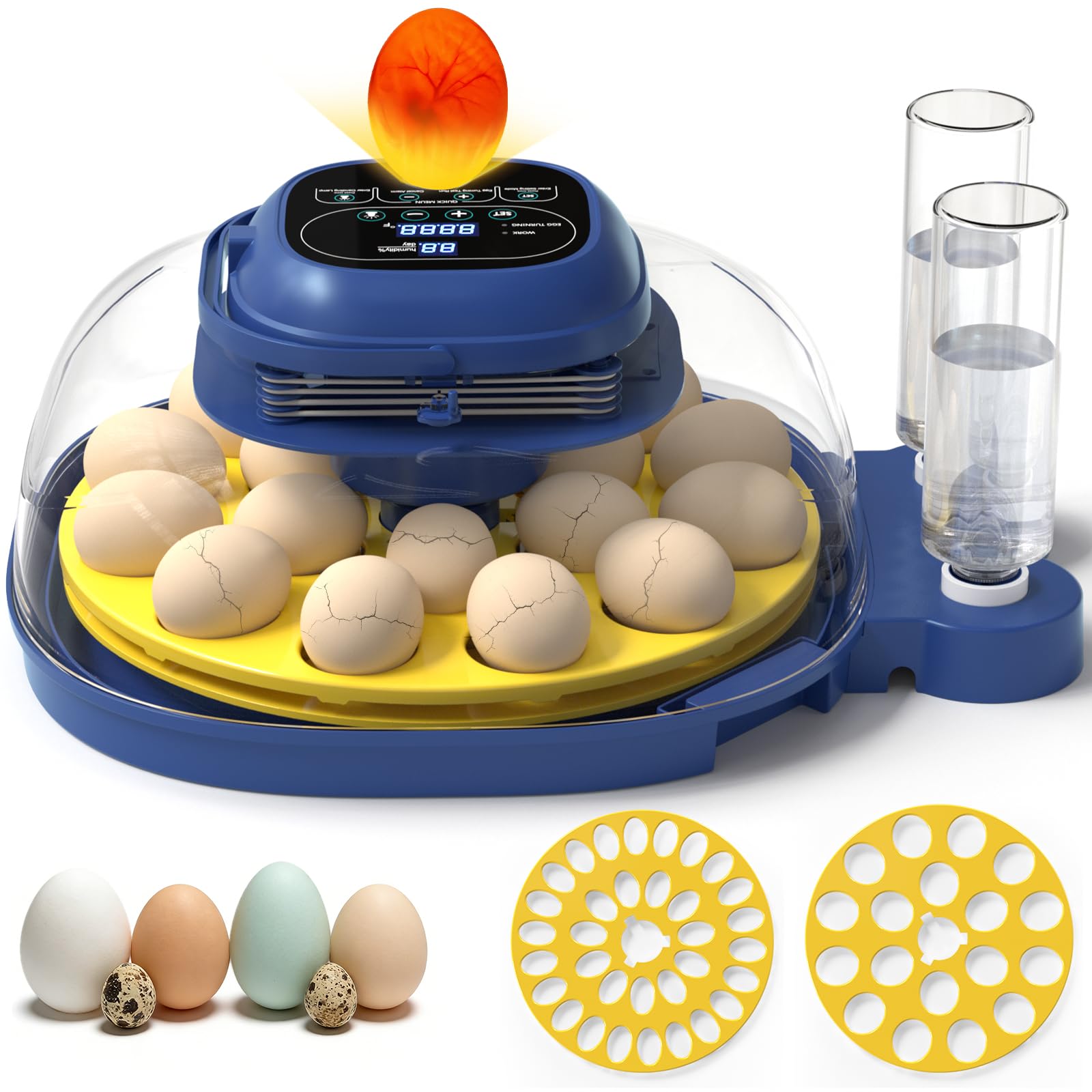 Amazon.com: 18-33 Egg Incubator for Hatching Eggs, Automatic Egg